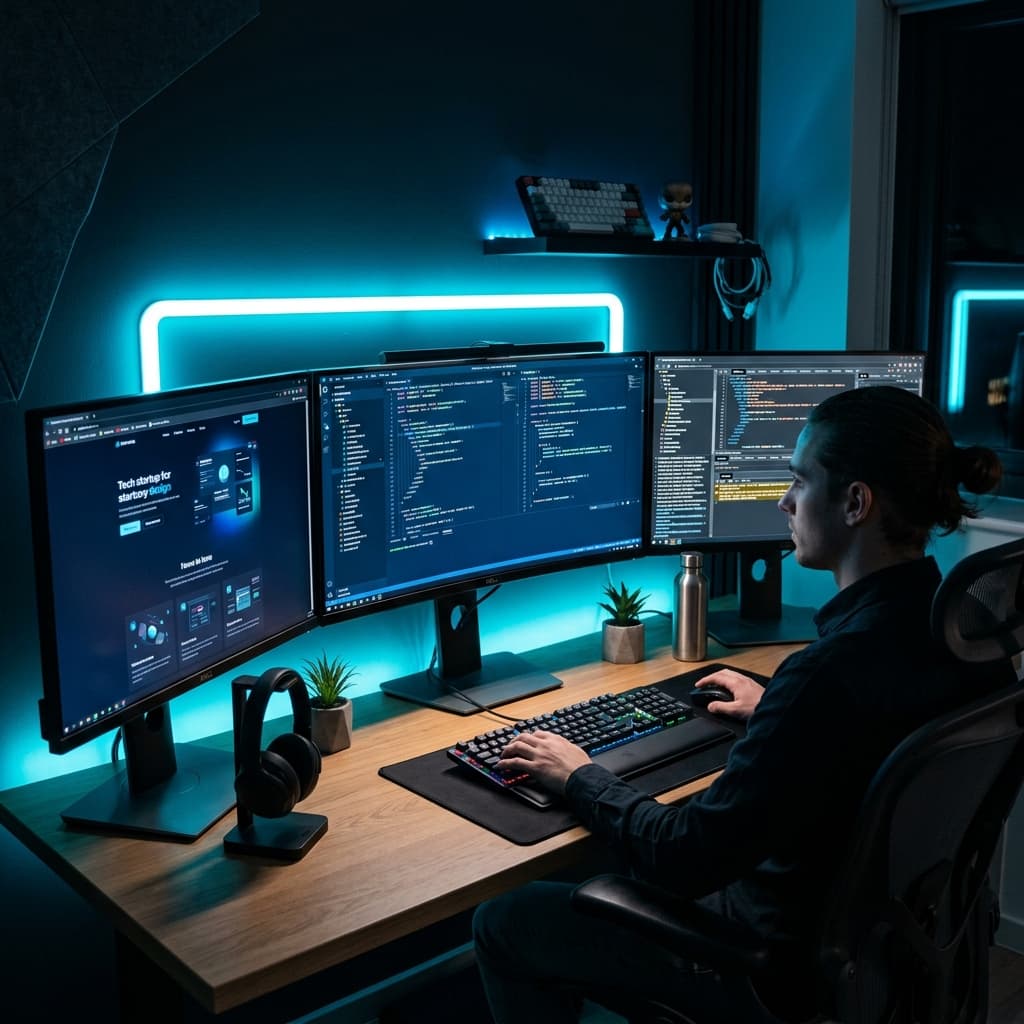 Web development workspace in Jaipur